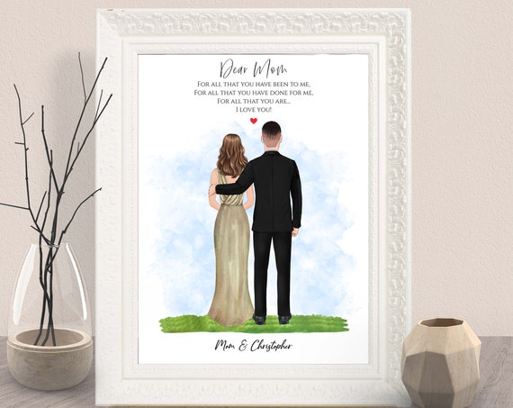 Dear Mom for All That You Have Been to Me I Love You Quote Poster