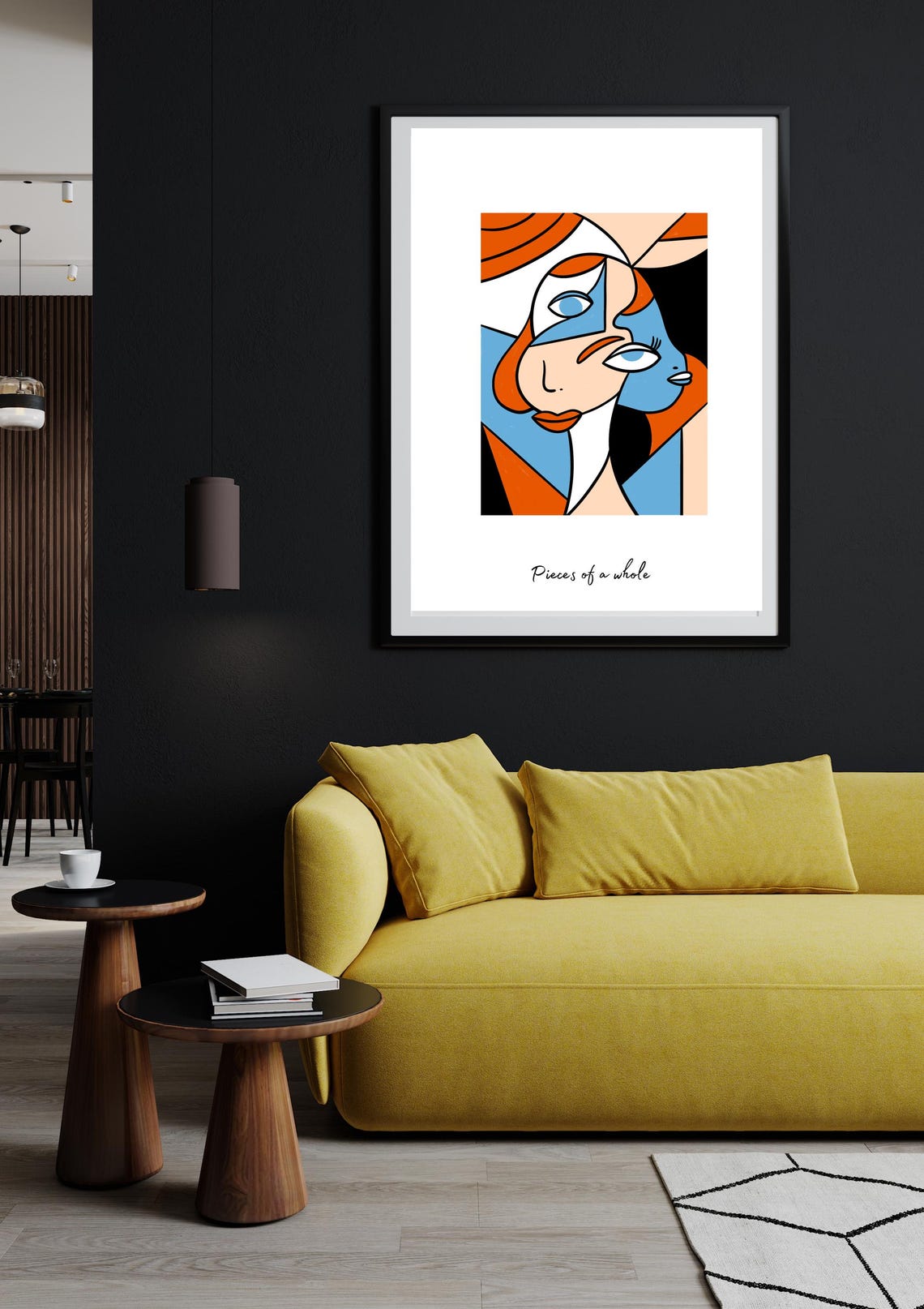 Minimalistcubist Wall Art Abstractgeometric Design Moderncontemporary Home Decor Printabledigital Poster - Image 4