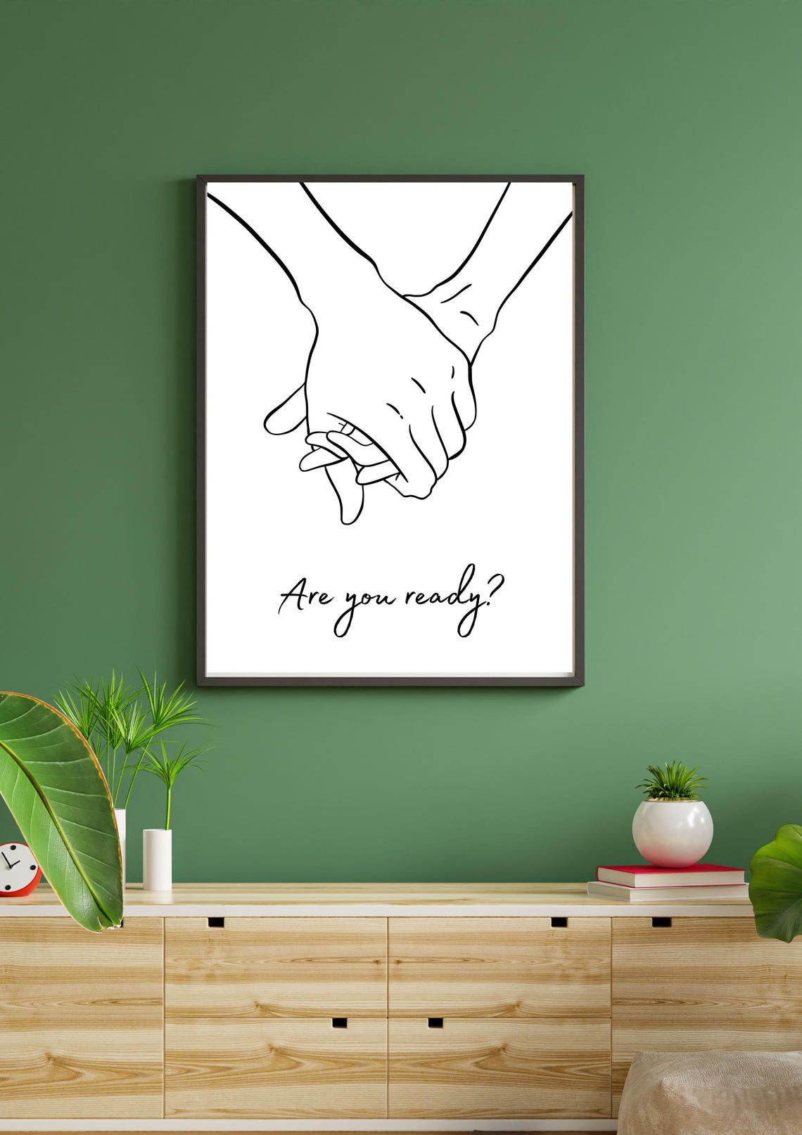 Minimalist Wall Art Romantic Modern Line Art Black And White Love Poster Engagement Decor Couples Gift - Image 4