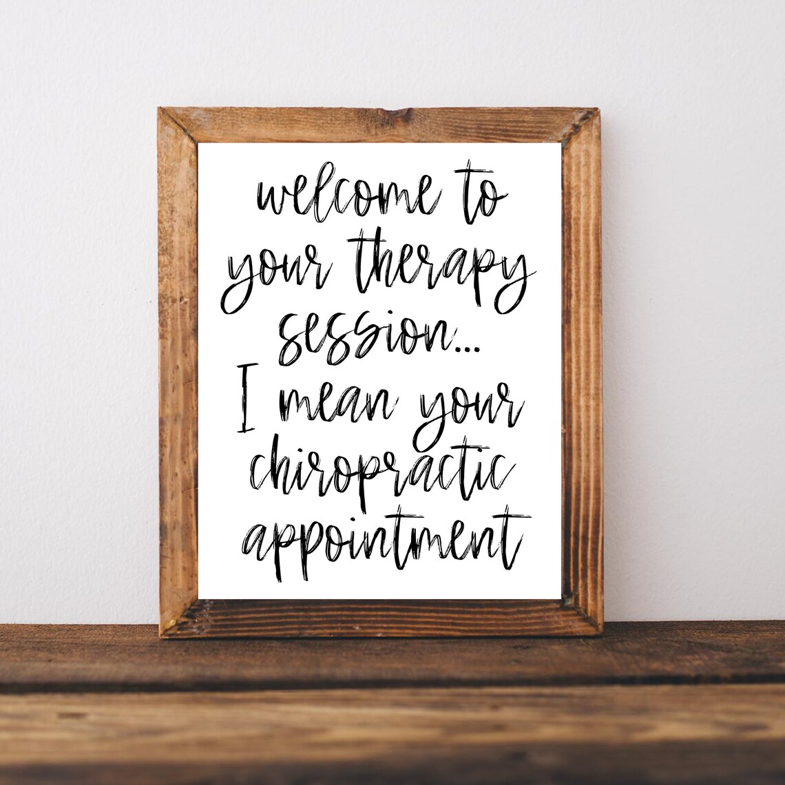Chiropractor Humor Poster, Chiropractic Wall Art