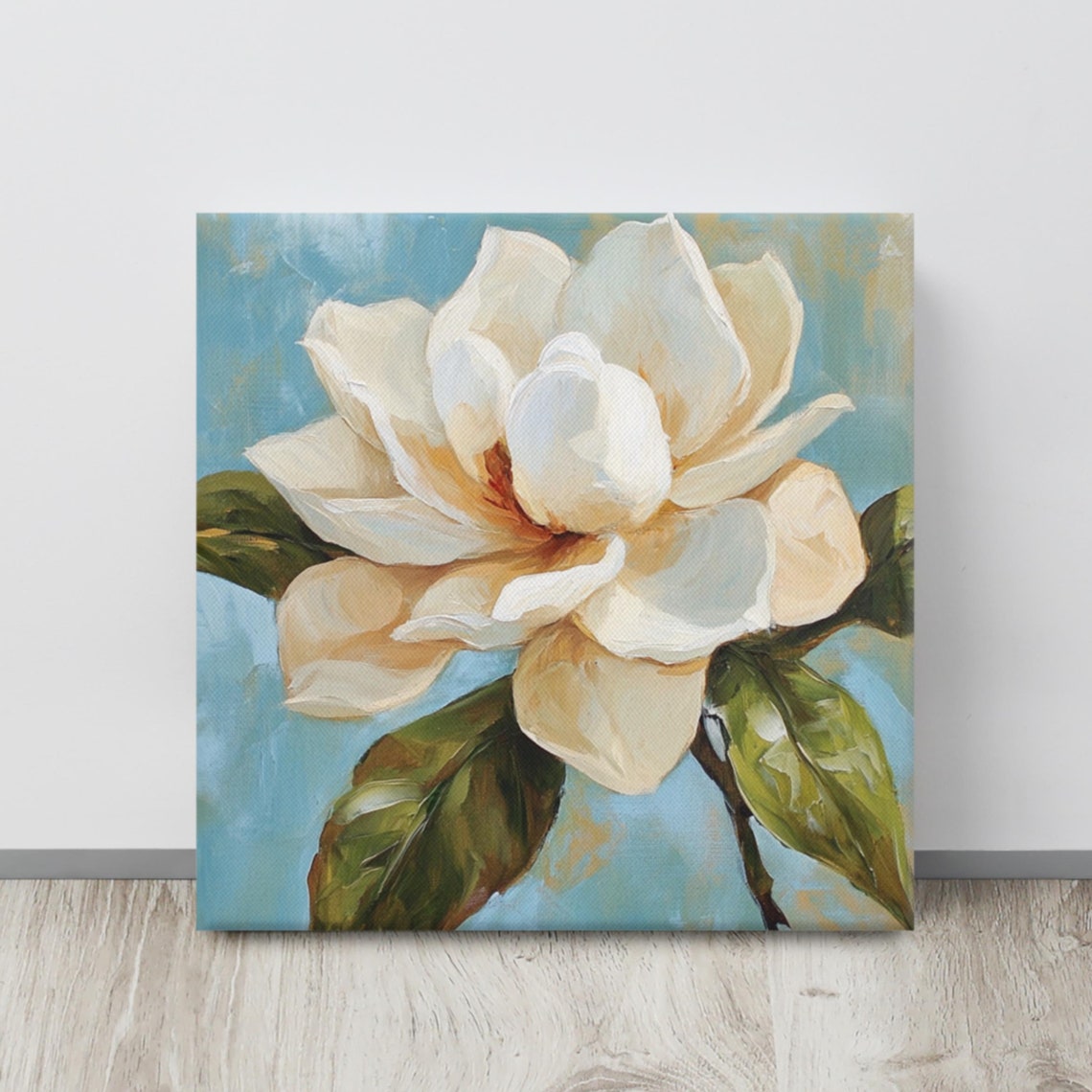 Gardenia Flower Print Flower Painting Print Wall Art Gardenia Art Gardenia Lover Gifts White Flower Wall Art