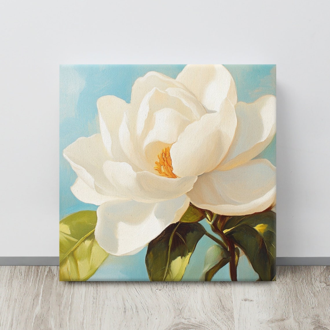Gardenia Flower Print Flower Painting Print Wall Art Gardenia Art Gardenia Lover Gifts White Flower Wall Art