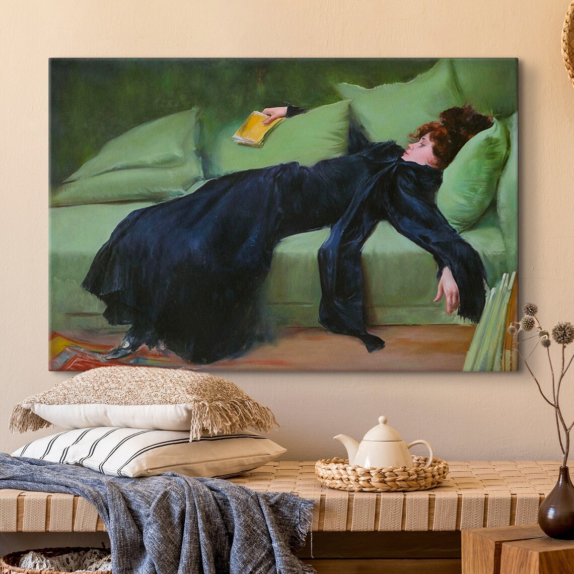 After the Dance by Ramon Casas, Vintage Art Print
