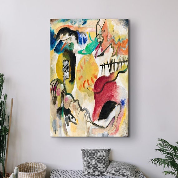 Wassily Kandinsky Print Improvisation Painting Wall Art Modern Wall Art Museum Print Abstract Art Gicle Art Print Colorful Room Decor