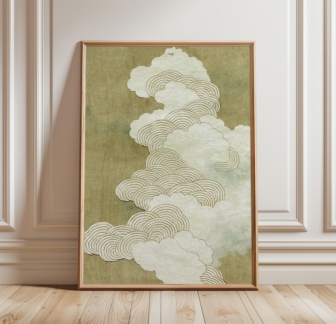 Cloud Wall Art, Minimal Sky Poster
