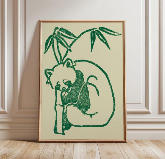 Red Panda, Animal Wall Art Print
