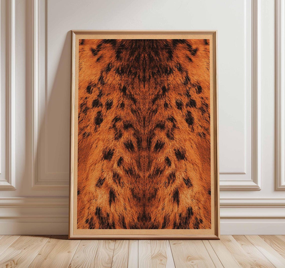 Bold Cheetah Fur Pattern Close-Up Modern Safari Wild Cat Print
