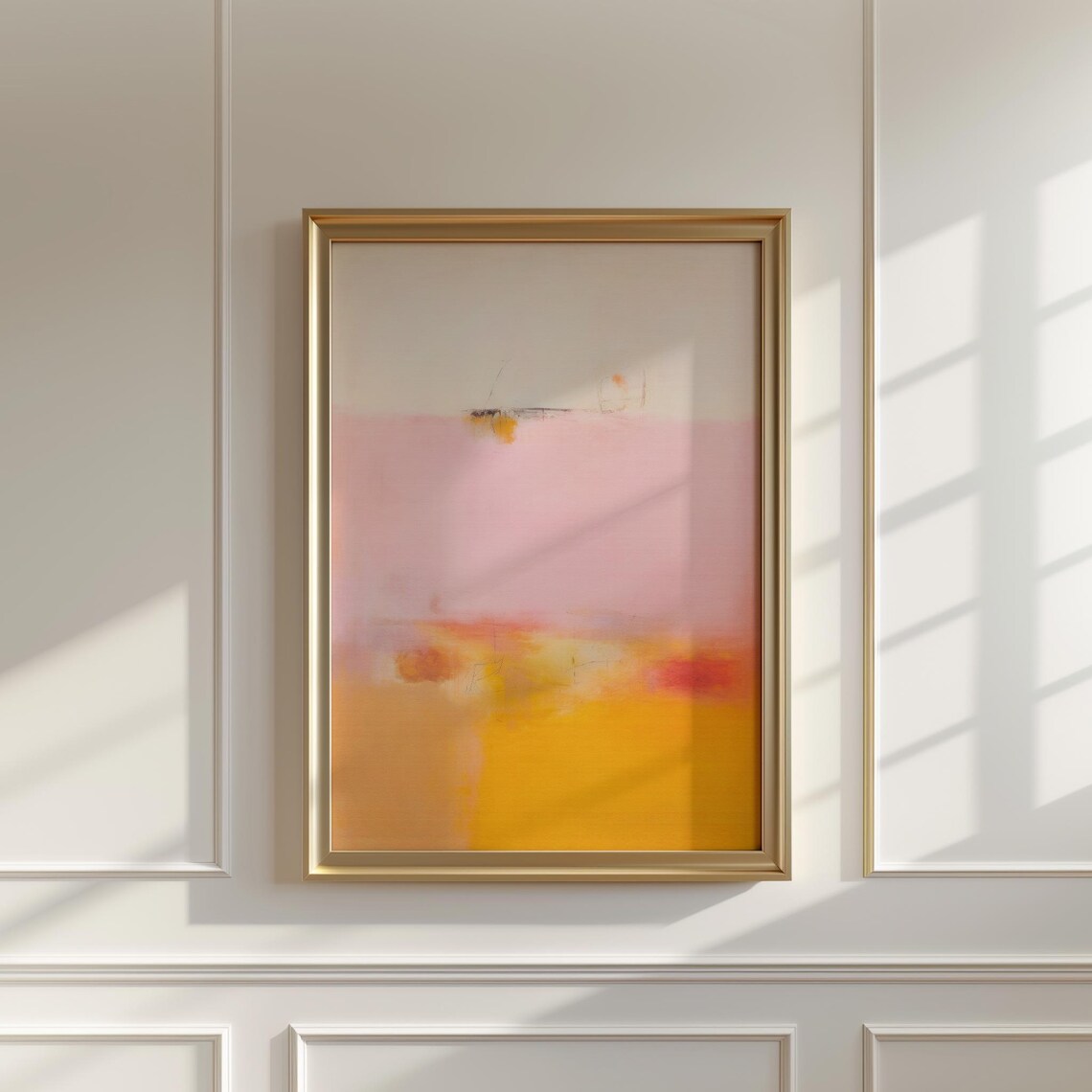 Art Colorful Modern Art Bright Colorful Art Prints Orange And Pink Large Wall Art Abstract Wall Art Minimalist Art 068 - Image 3