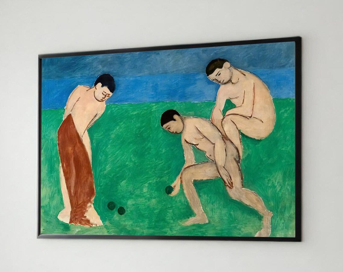 Playing Bocce, Matisse-Inspired Room Decor