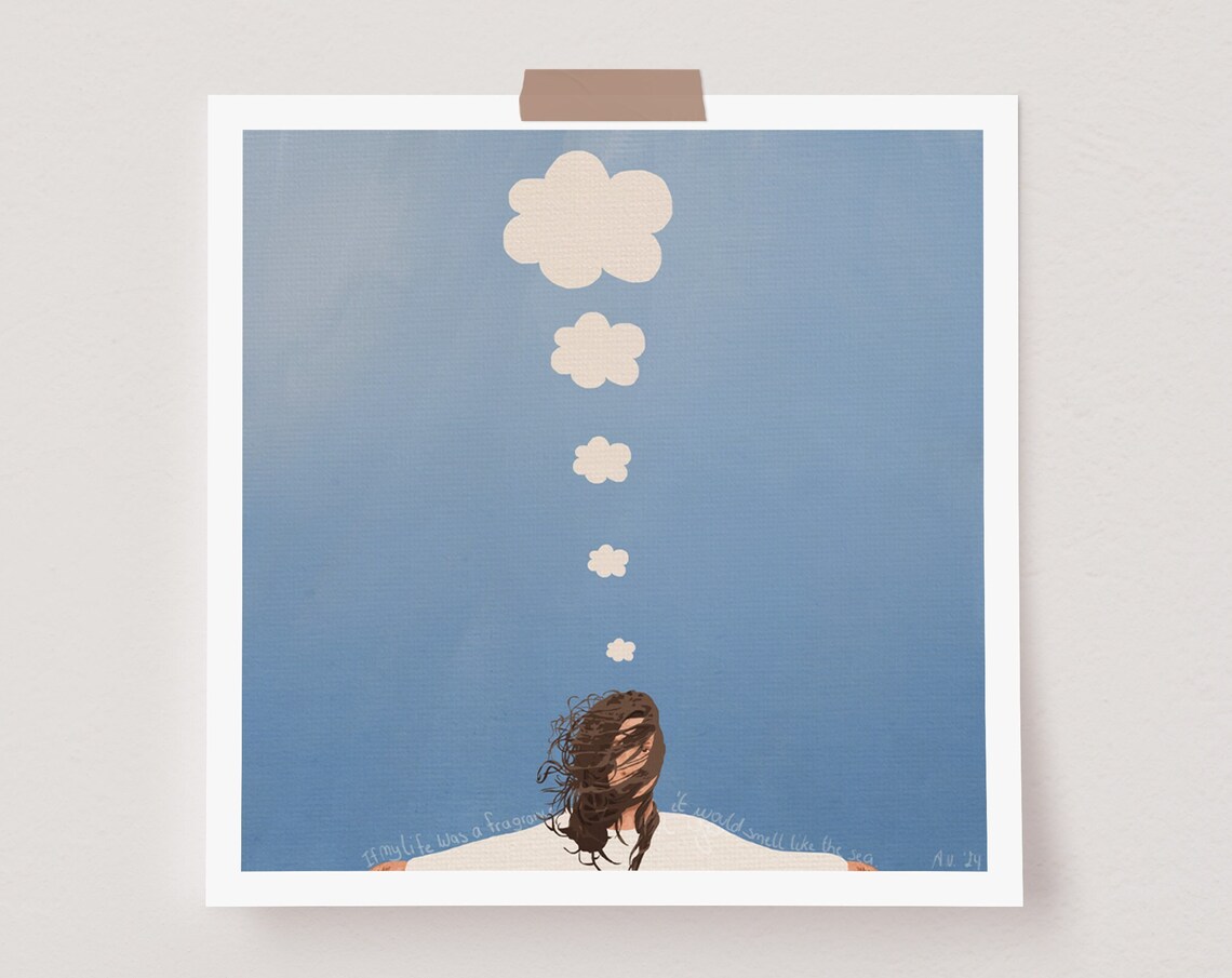 If My Life Was a Fragrance It Would Smell Like the Sea Poster