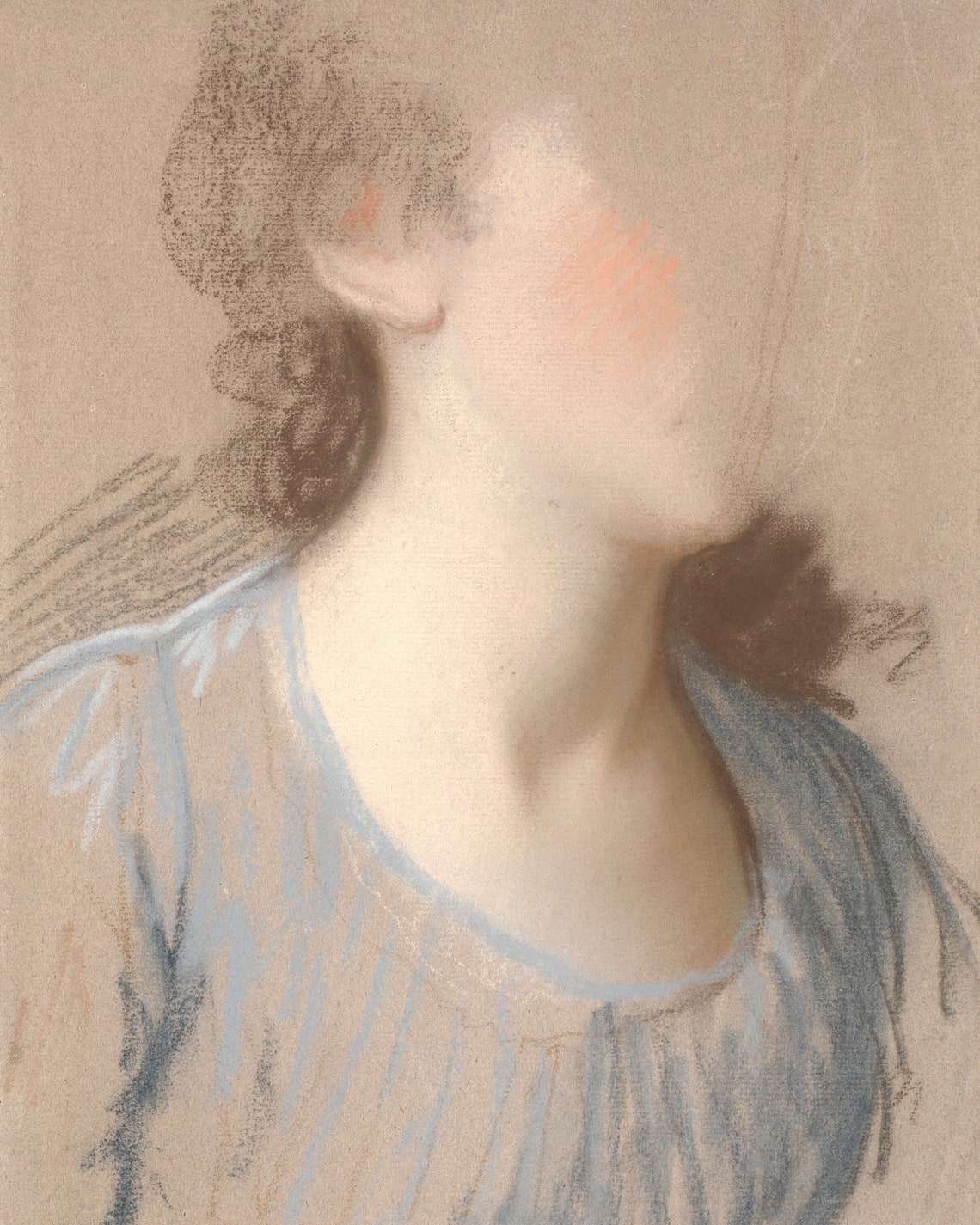 Vintage Woman Portrait Painting Abstract Female Portrait Woman Sketch Art Abstract Woman Drawing Neutral Prints Femf - Image 2