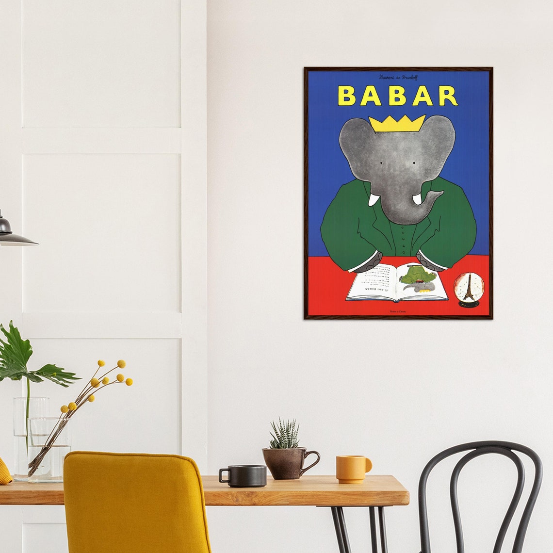 Babar Elephant - Minimalist Travel Poster - Image 2