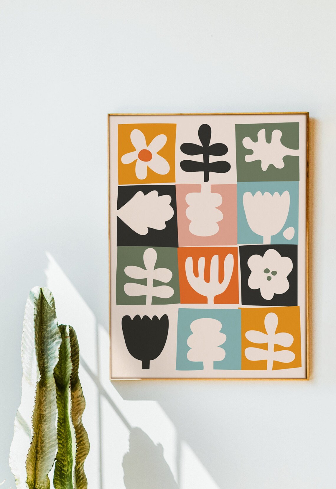 Botanical Abstract - Minimalist Travel Poster - Image 2