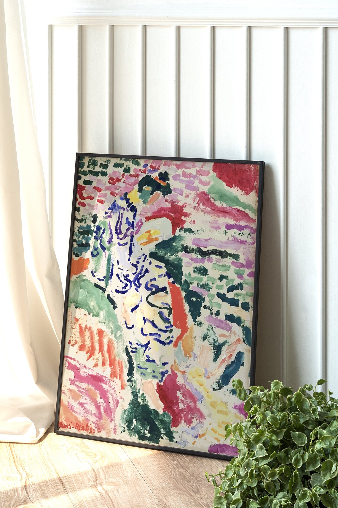 Matisse Exhibition Poster, Modern Botanical Landscape - Image 4