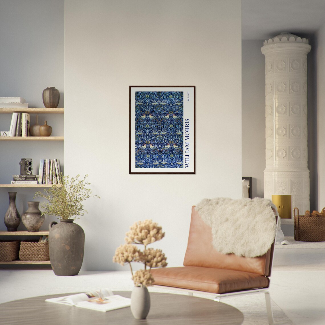 William Morris Botanical Art, Boho Decor - Image 2