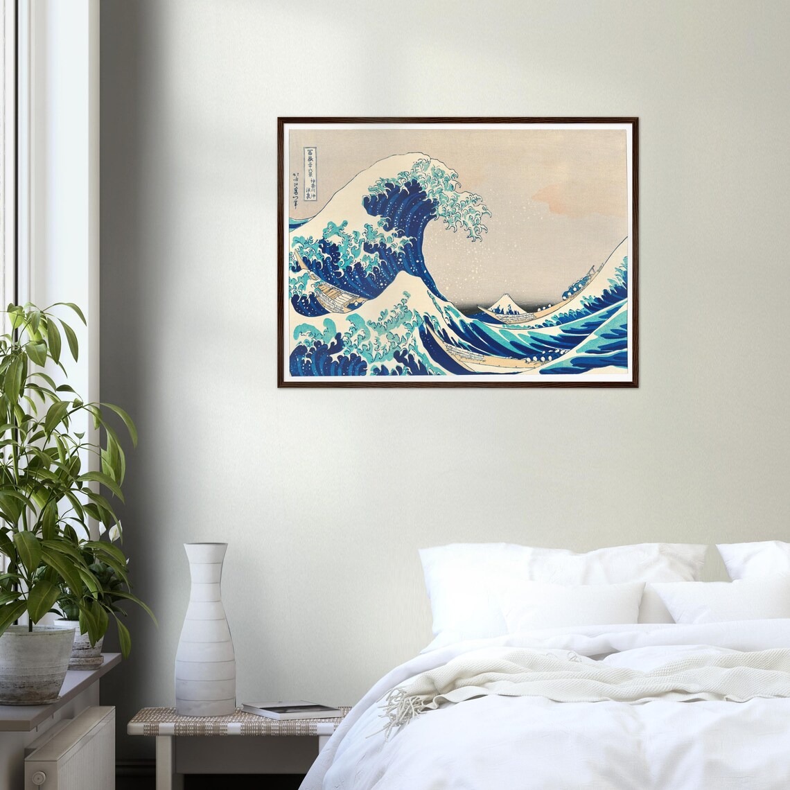 The Great Wave at Kanagawa, Vintage Japan Poster - Image 2