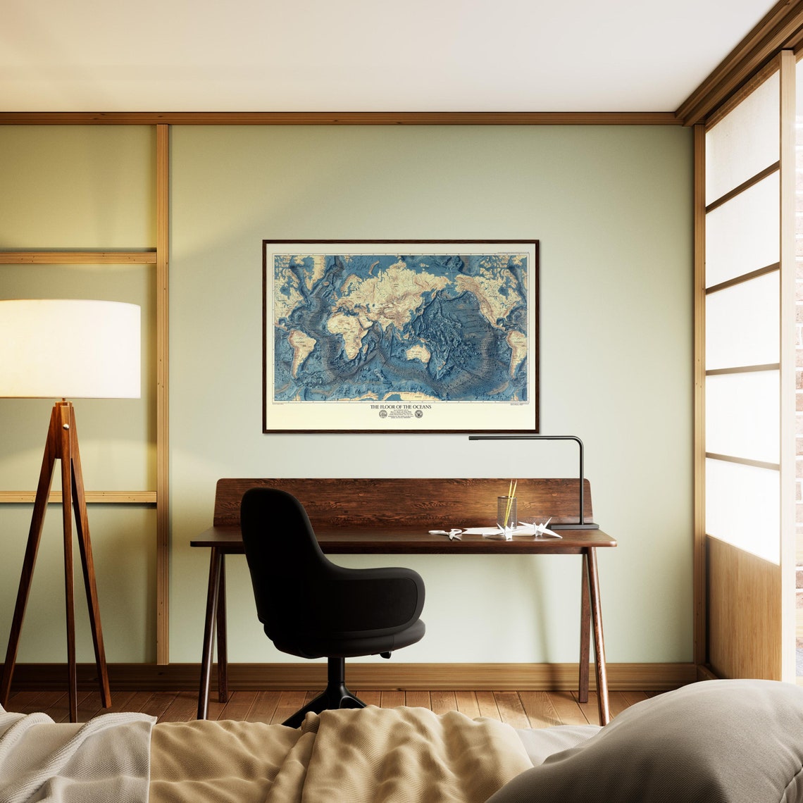 Ocean Floor - Modern Beach Art Print - Image 4