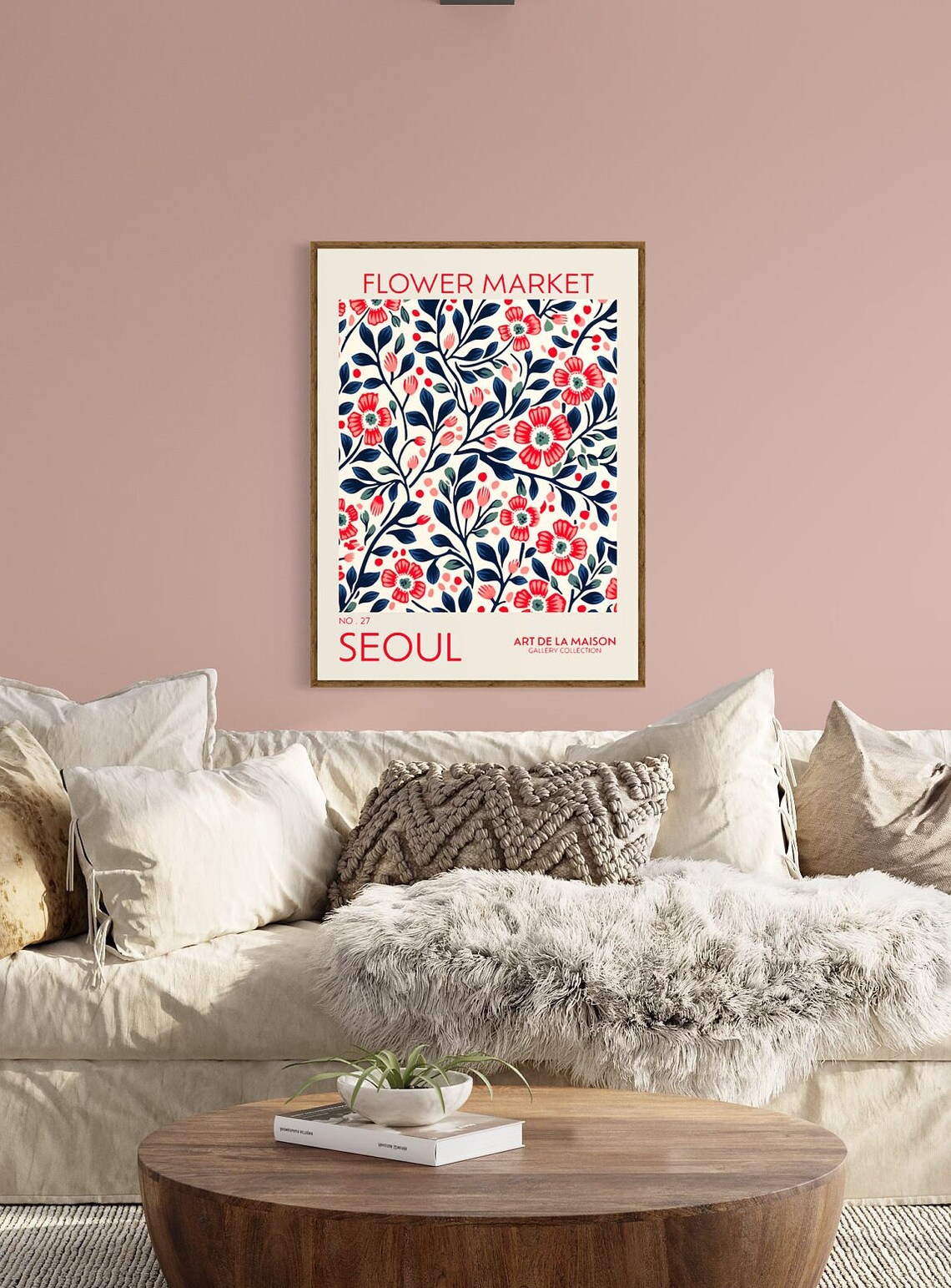 Flower Market, Botanical Floral Vintage Art Print - Image 5