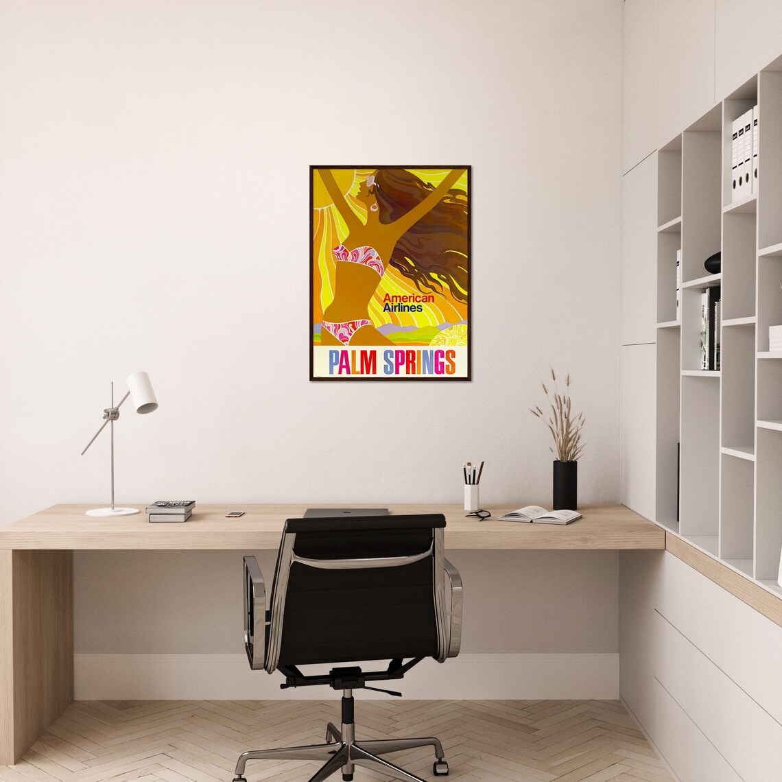 Palm Springs Retro Travel Poster, Vintage Decor - Image 2