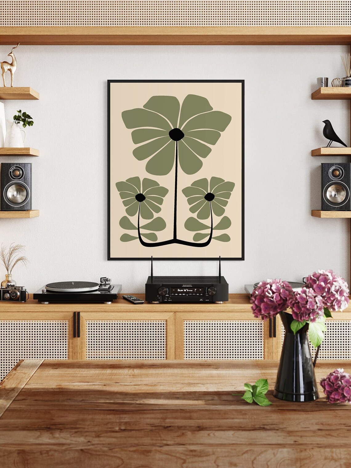Botanical Print, Bohemian Floral Illustration - Image 3