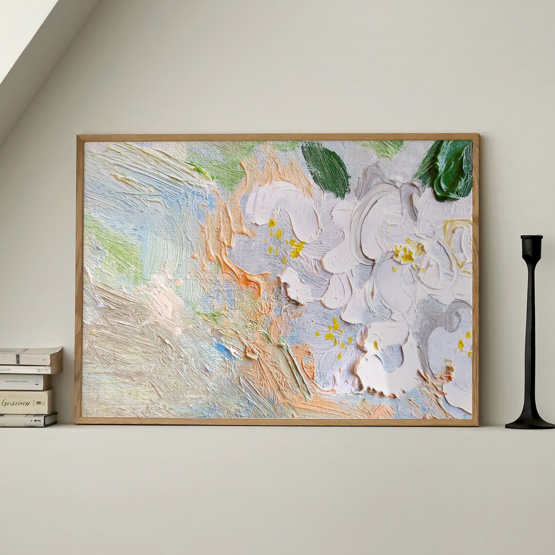 Abstract Expressionism Oil Painting, Wall Art Print - Image 4
