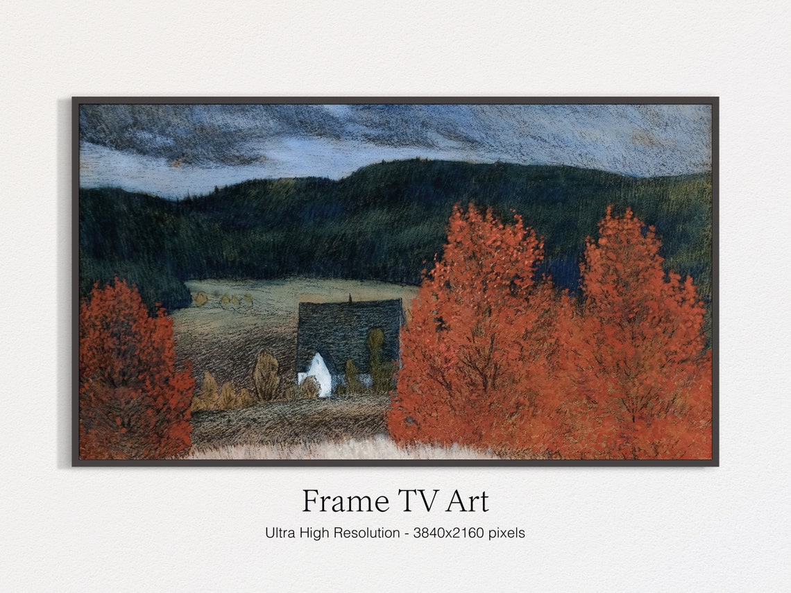Autumn Landscape Painting, Classic Art