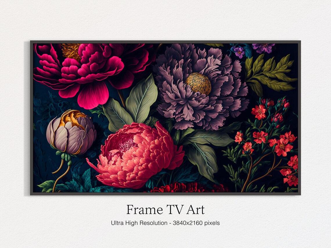 Vintage Flower Still Life, Botanical Art Print