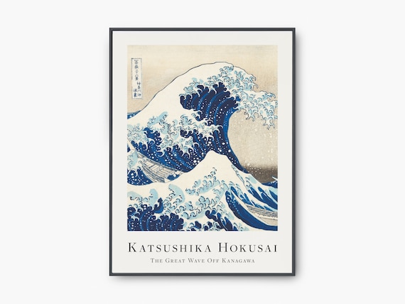 Hokusai Great Wave Japanese Woodblock Art Print