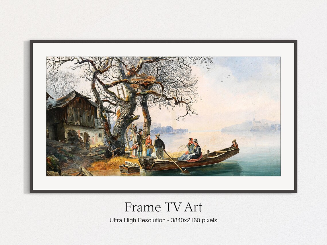 Vintage Autumn Painting - Seasonal Art Print - Image 5