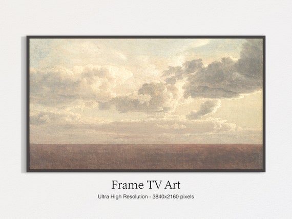 Frame Tv Art Vintage Sky Art For Frame Tv Oil On