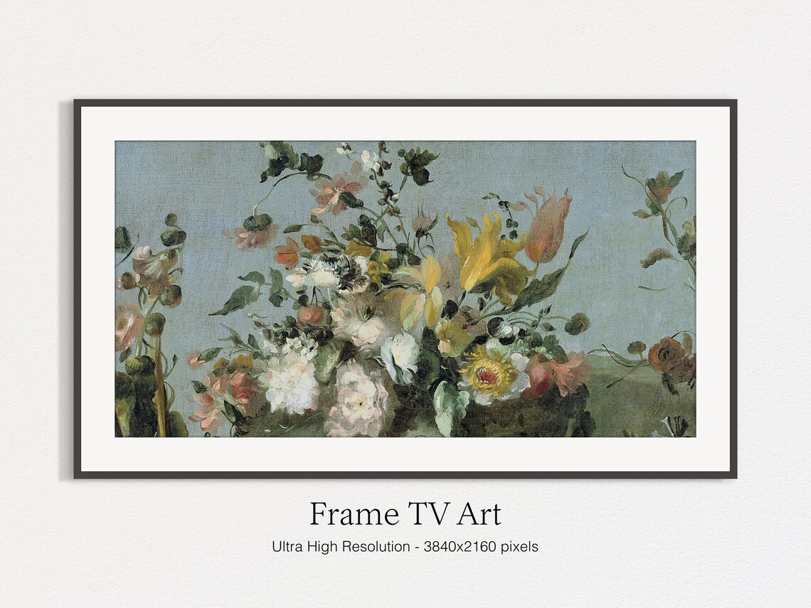 Frame Tv Art Vintage Flower Still Life Poster - Image 5