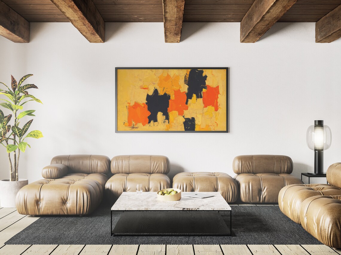 Modern Abstract Painting, Minimal Instant Art Print - Image 4