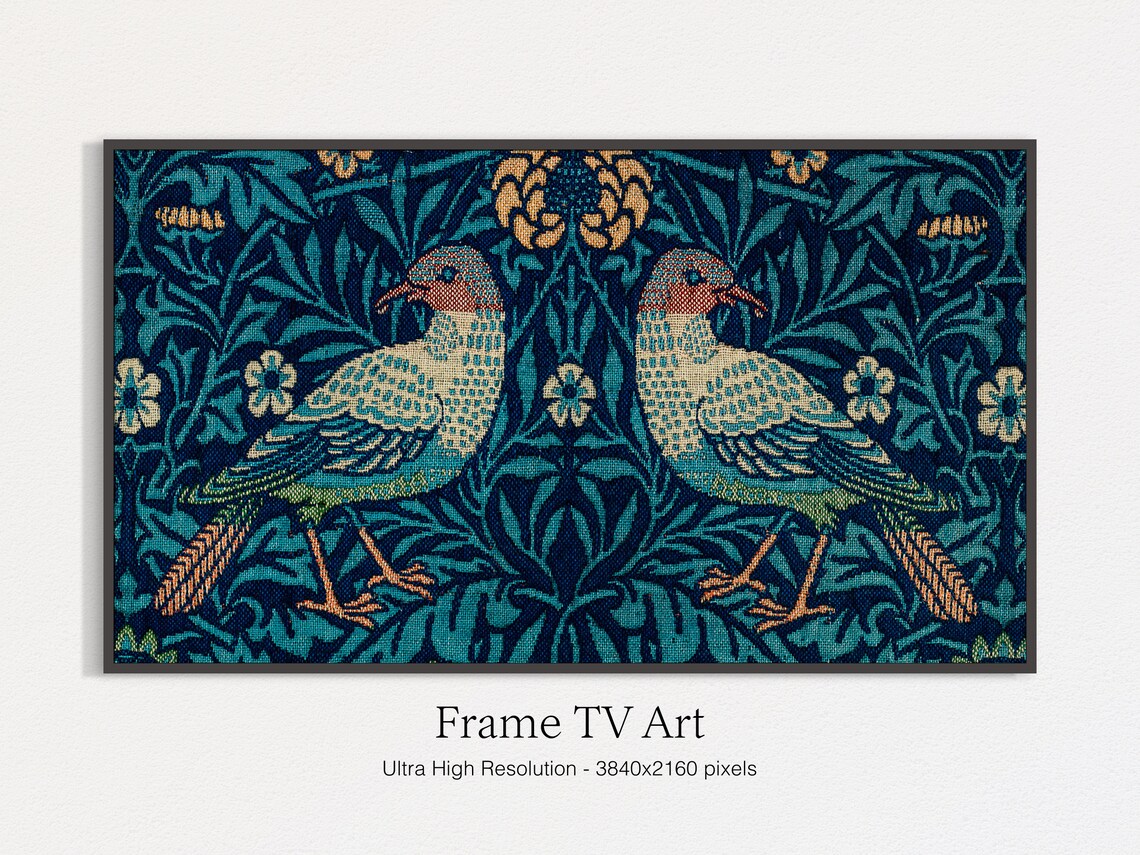 Vintage Bird Illustration, Summer Spring Art Print