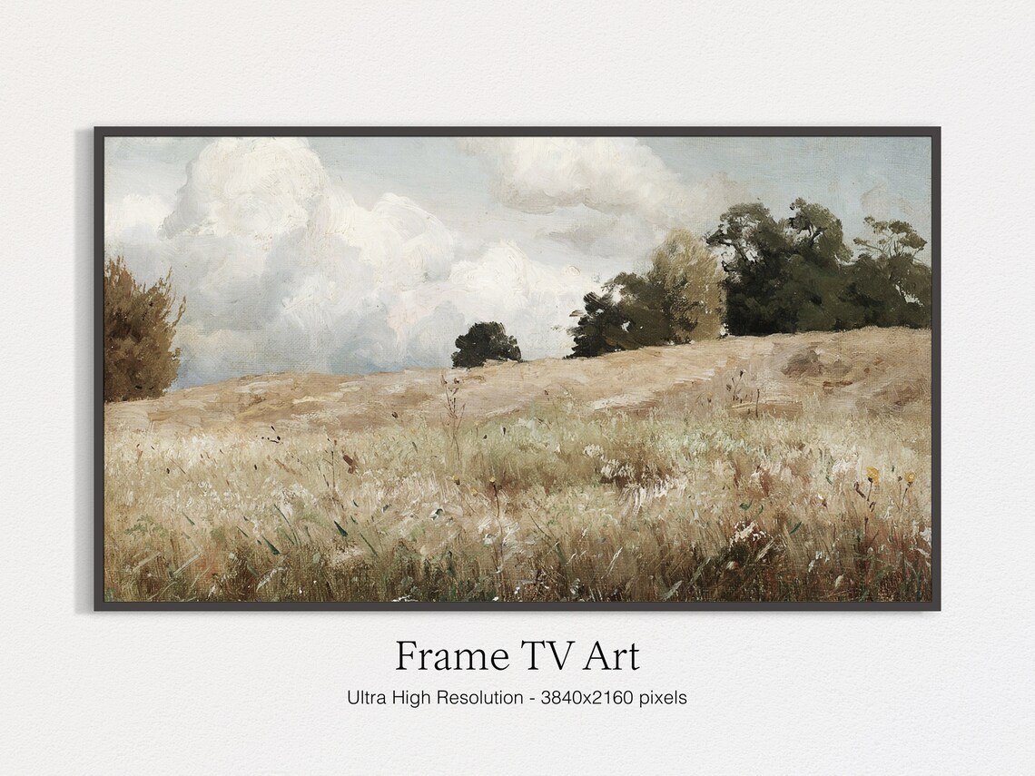 Autumn Oil Painting Art Print for TV Frame - Image 4