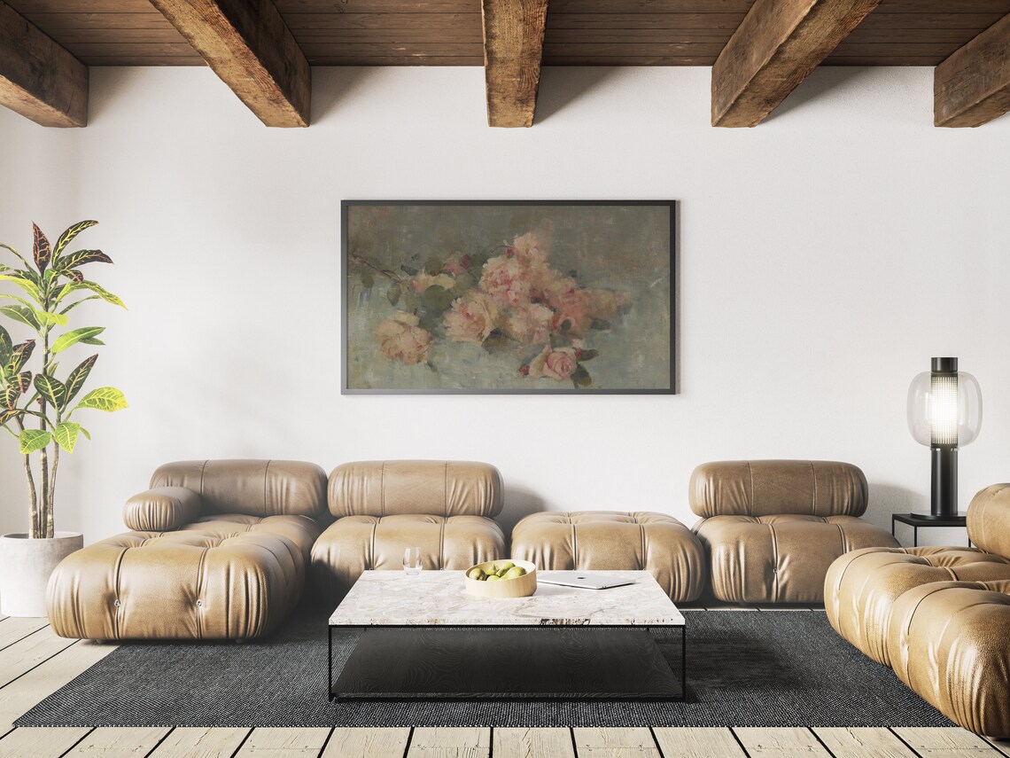 Roses Painting Vintage Floral Still Life Art Print - Image 4