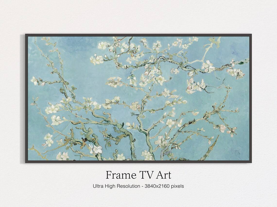 Van Gogh Spring Almond Blossoms Vintage Art Print