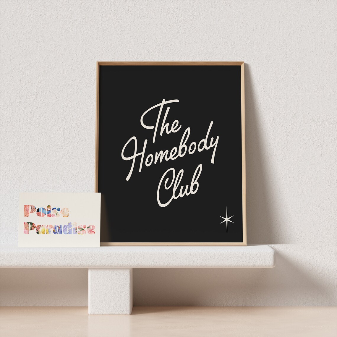 The Homebody Club Retro Poster, Vintage Wall Art - Image 4