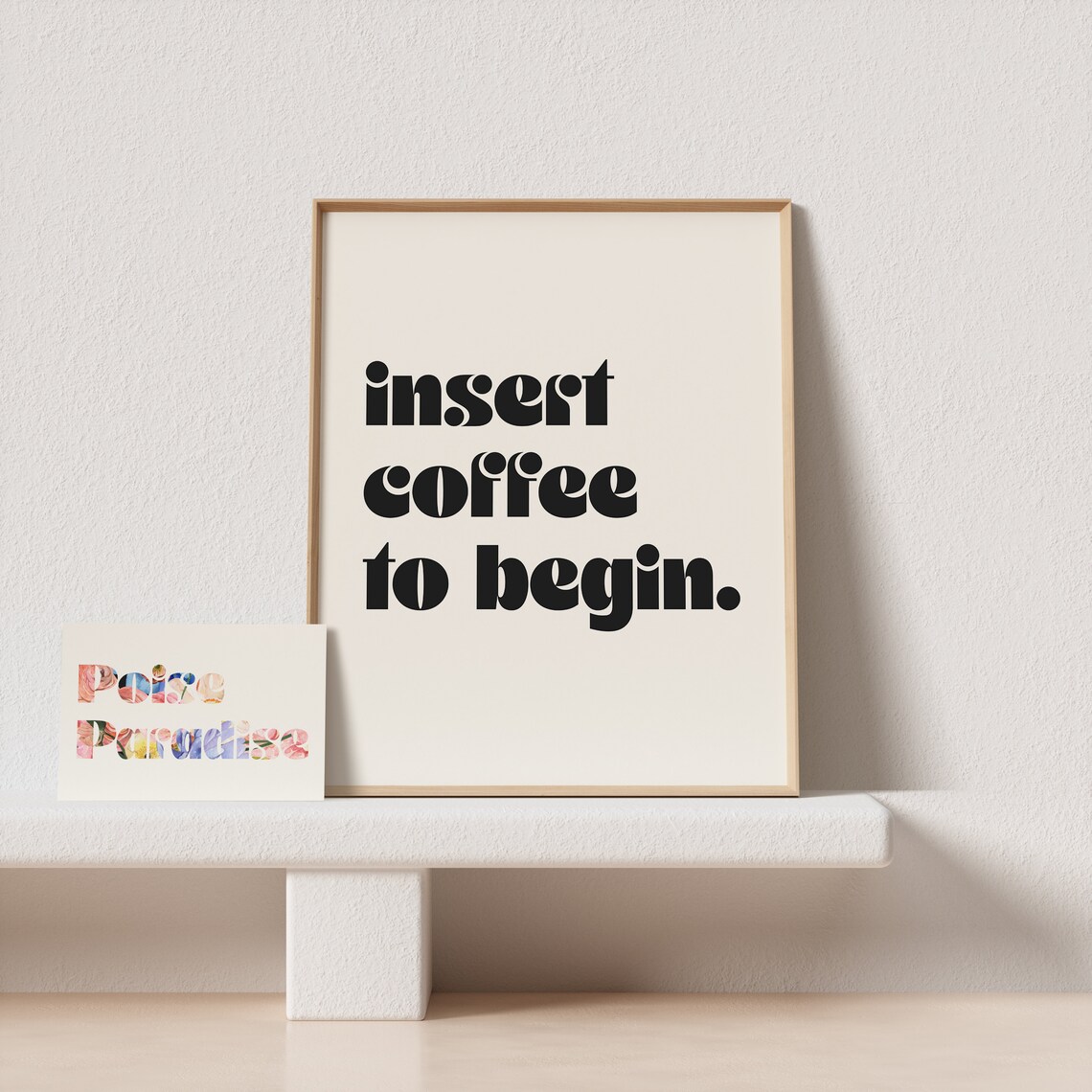 Retro Coffee Poster Print, Vintage Typography - Image 4