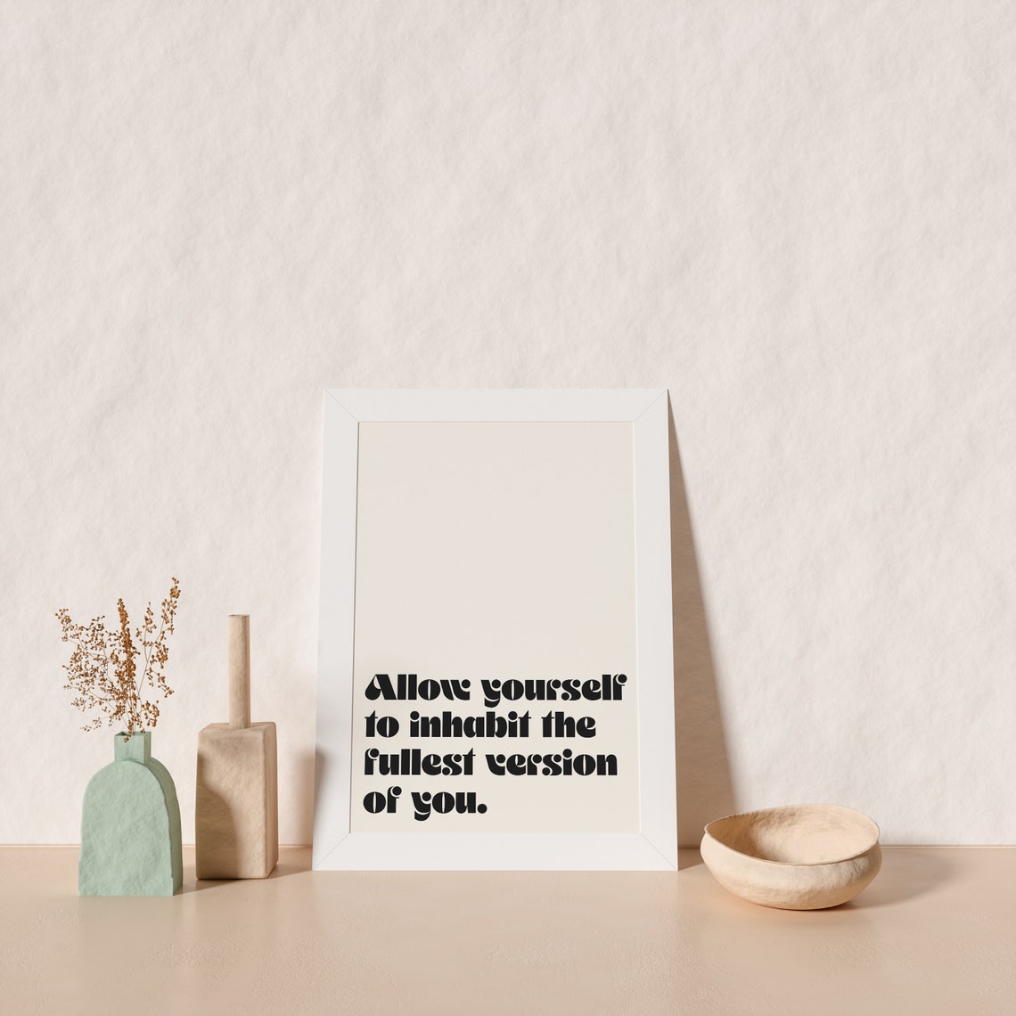 Allow Yourself To Inhabit The Fullest Version Of You Retro Poster - Image 2