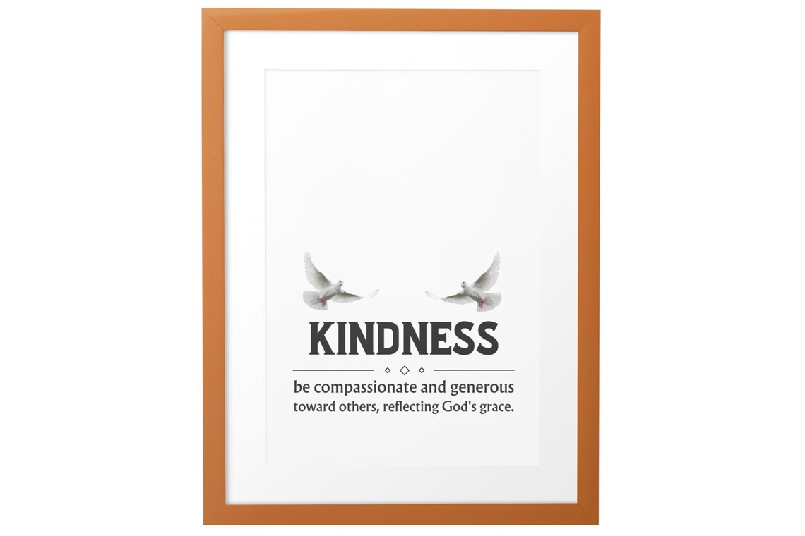 Fruits Of The Spirit Set Of 9 Dictionary Definition Faith Poster - Image 5