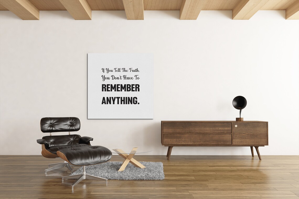 Mark Twain Tell The Truth Quote Inspirational Wall Decor Poster - Image 7