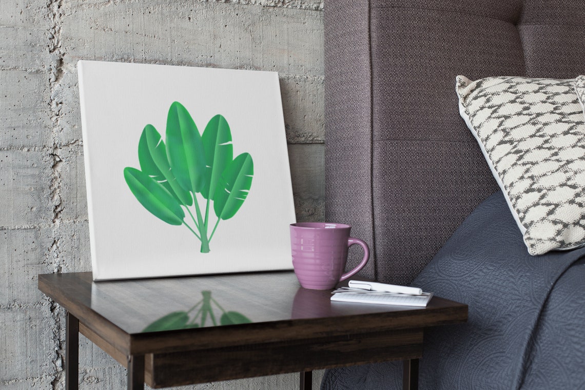 Banana Leaves Cluster Tropical Green Botanical Wall Decor Poster - Image 4