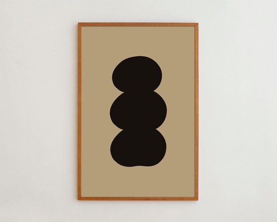 Minimalist Geometric Poster, Scandinavian Style