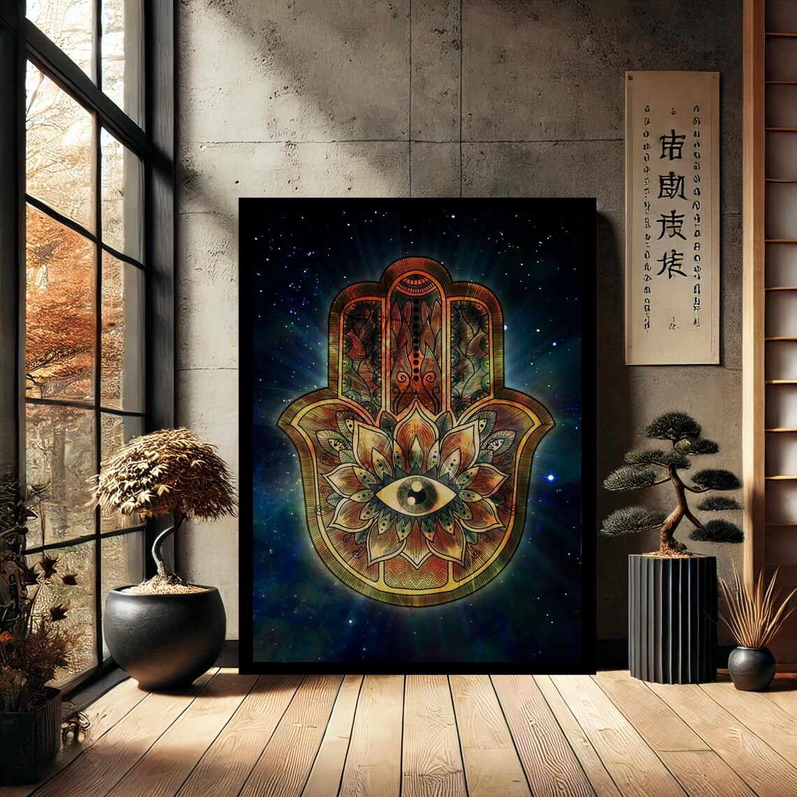 Colorful Buddha Buddhism Canvas Print Painting Wall Art Modern Abstract Home Decor