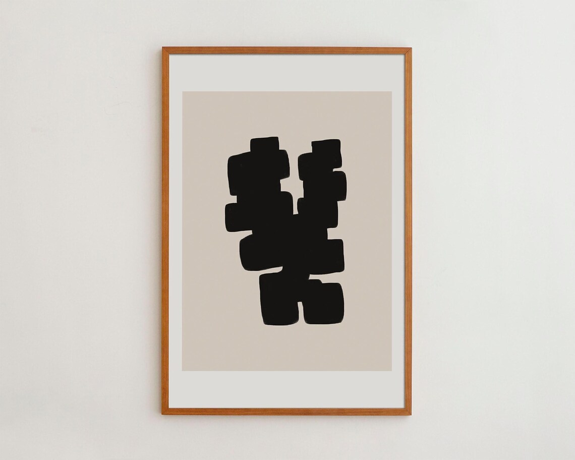 Abstract Geometric Modern Wall Decor, Art Print