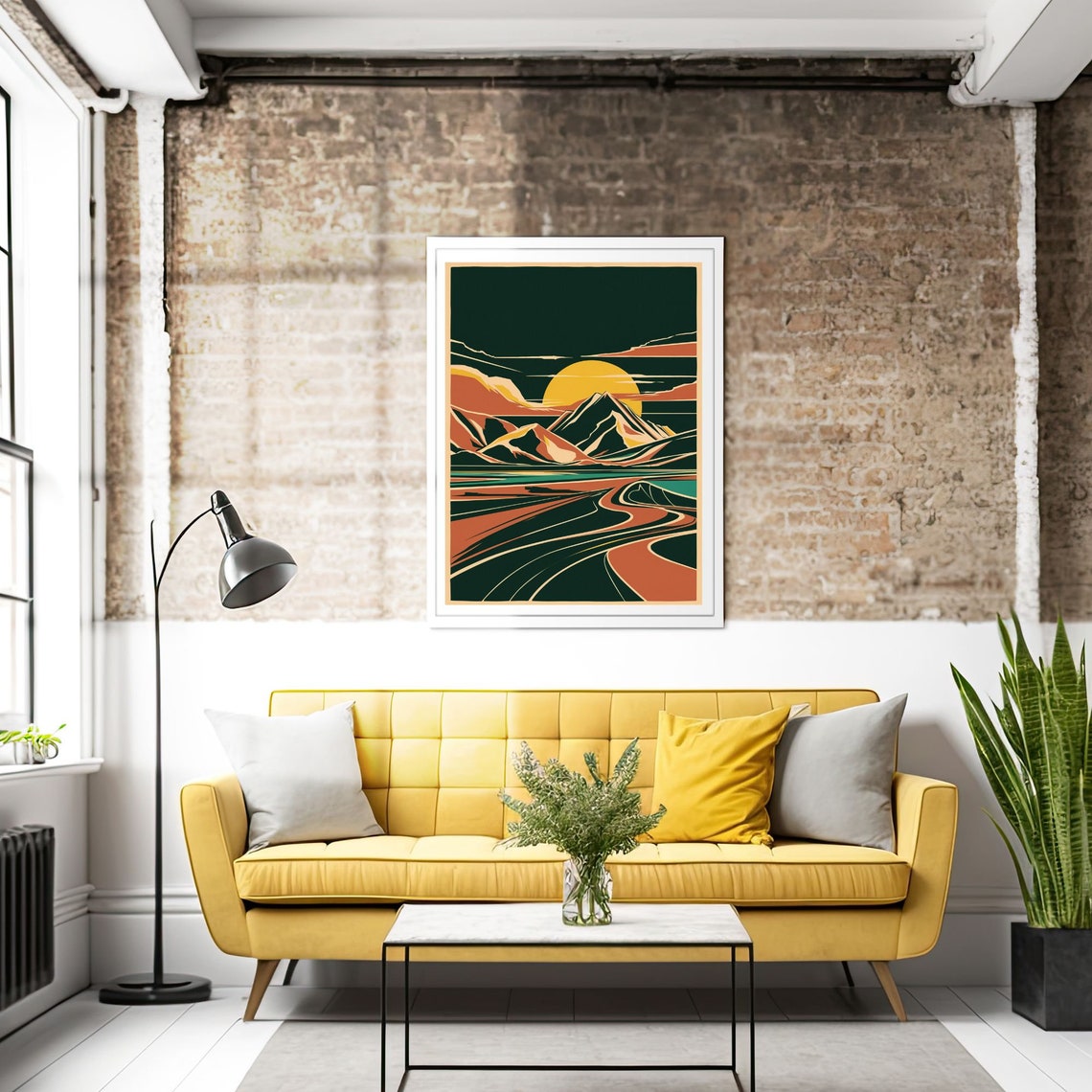 Mountain Trip Printables Hiking Art Png For Outdoor Lovers Traveler Adventurer Decor Hiker Drawing Room Decoration Instant - Image 2