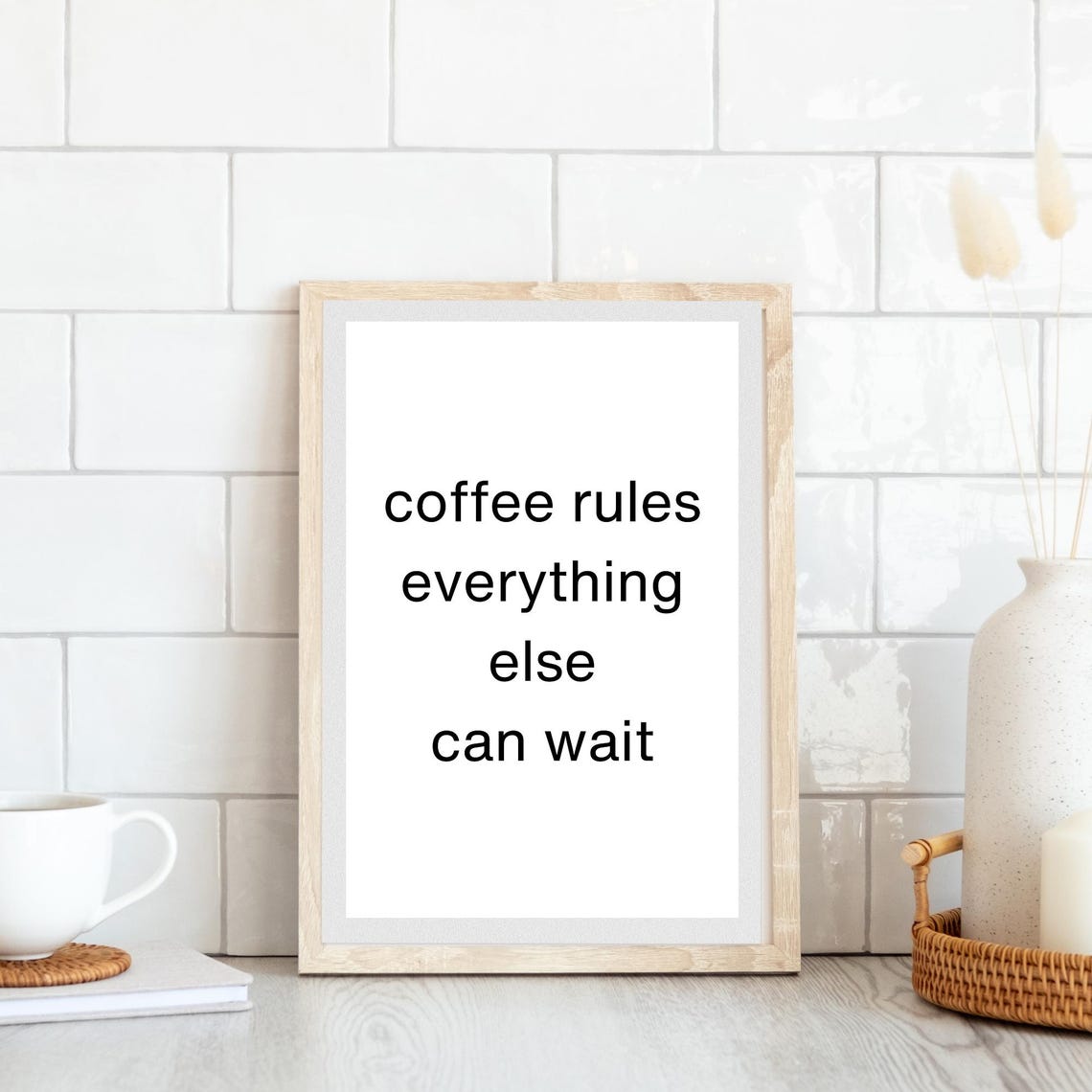Coffee Rules Everything Else Can Wait Funny For Java Junkies