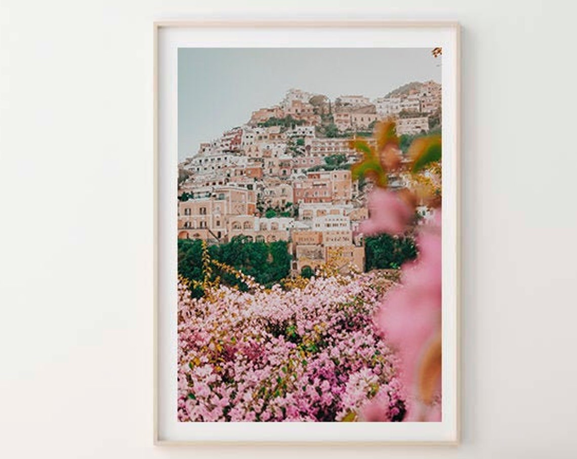Positano, Amalfi Coast Italy Travel Art Print