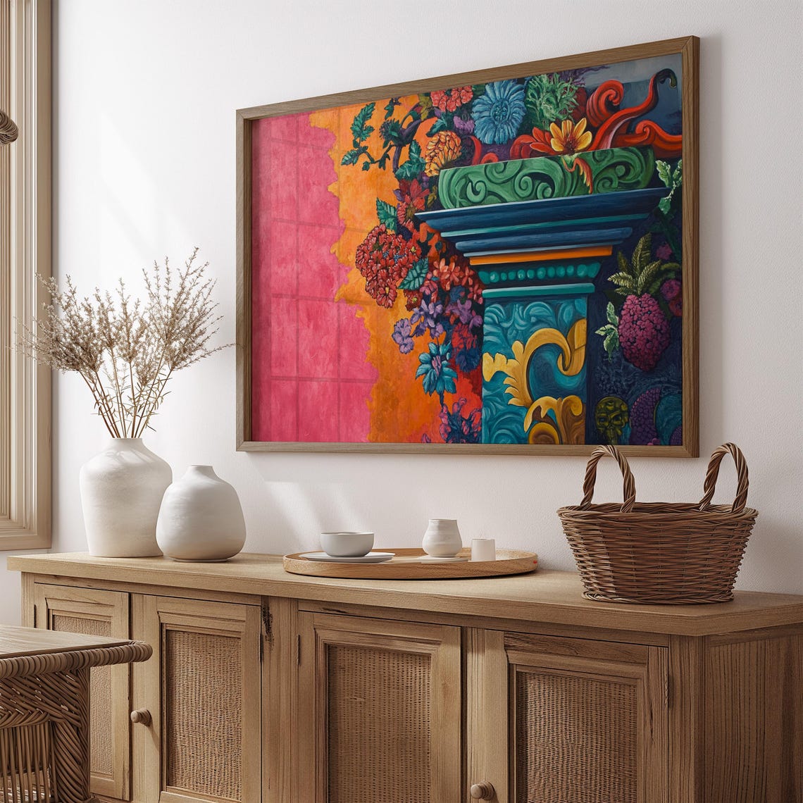 Mexican Art Print, Gift For Her