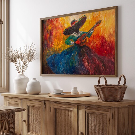 Mexican Wall Art, Gift For Her